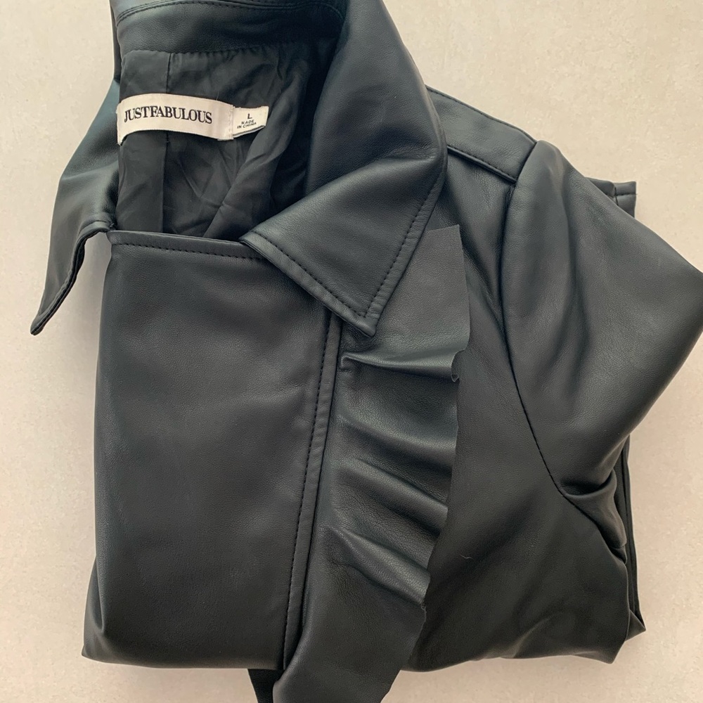 Faux Leather Jacket